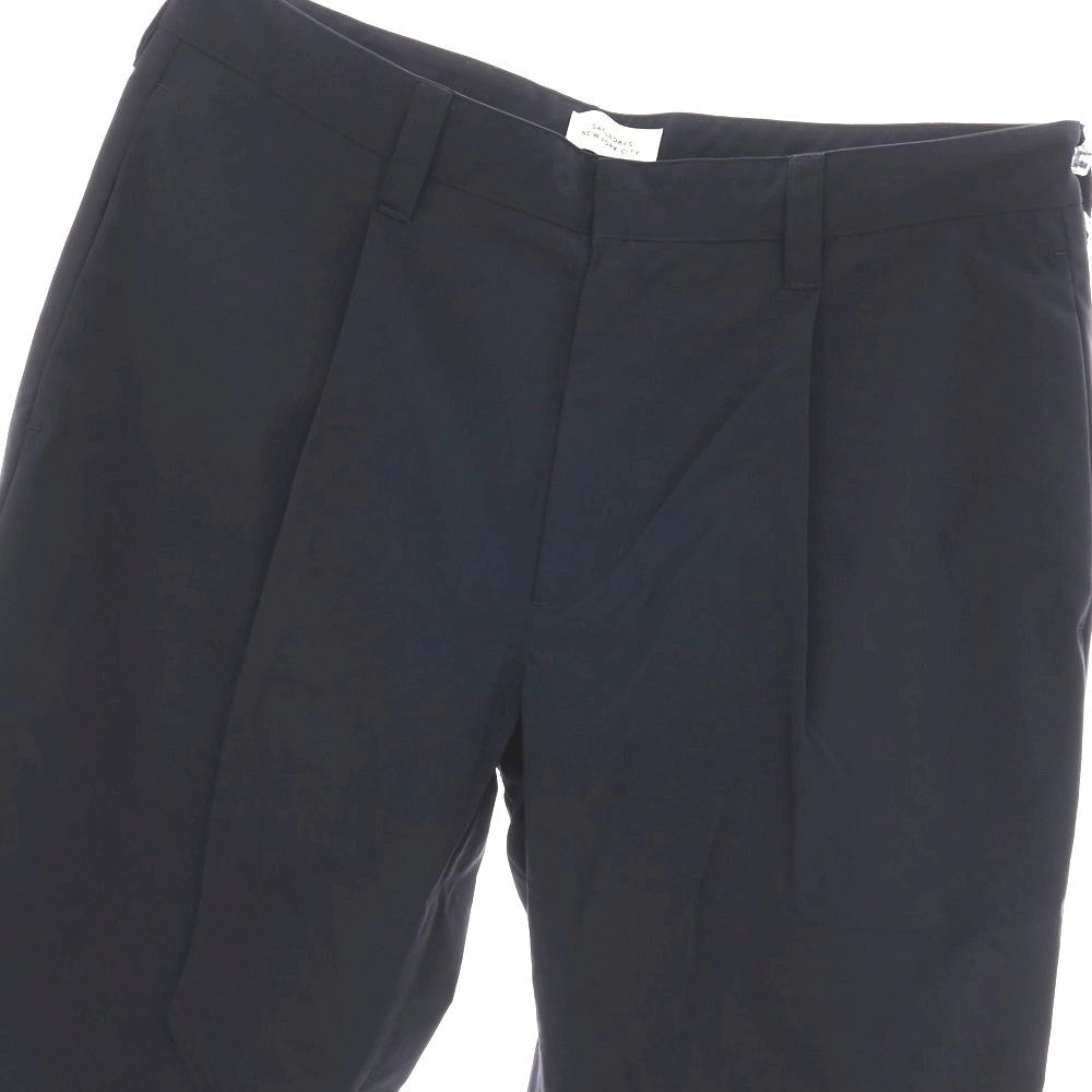 【中古】サタデーズ ニューヨークシティ Saturdays NYC ストレッチ ポリエステル系 カジュアルスラックスパンツ ネイビー【サイズ32】【 状態ランクB 】【 メンズ 】