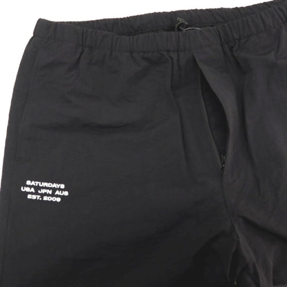 【中古】サタデーズ ニューヨークシティ Saturdays NYC ナイロン イージーパンツ ブラック【サイズL】【 状態ランクB 】【 メンズ 】