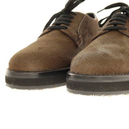 【中古】【未使用】マルニ MARNI ハラコ プレーントゥシューズ ブラウン【サイズ42】【 状態ランクS 】【 メンズ 】