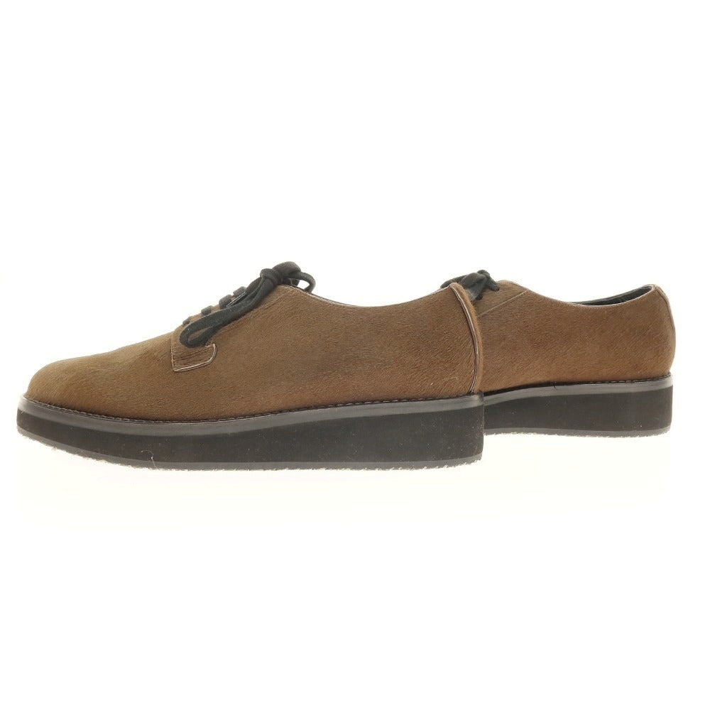 【中古】【未使用】マルニ MARNI ハラコ プレーントゥシューズ ブラウン【サイズ42】【 状態ランクS 】【 メンズ 】[CPD]