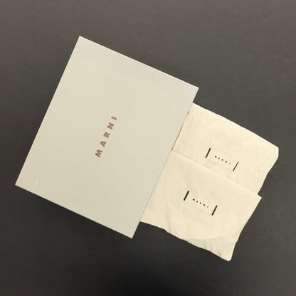 【中古】【未使用】マルニ MARNI ハラコ プレーントゥシューズ ブラウン【サイズ42】【 状態ランクS 】【 メンズ 】