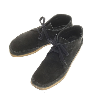 【中古】クラークス Clarks スエード モカシンブーツ ブラック【サイズUK7 1/2】【 状態ランクC 】【 メンズ 】