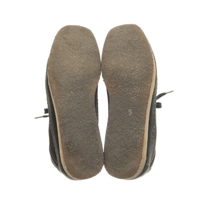 【中古】クラークス Clarks スエード モカシンブーツ ブラック【サイズUK7 1/2】【 状態ランクC 】【 メンズ 】