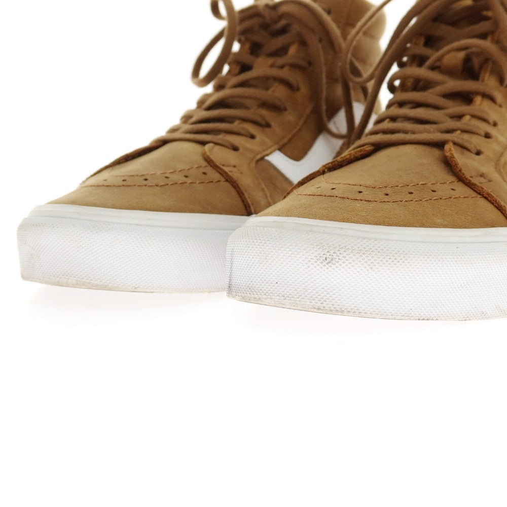 【中古】バンズ VANS SK8-HI ヌバック スニーカー ブラウン【サイズUS9】【 状態ランクB 】【 メンズ 】[CPD]