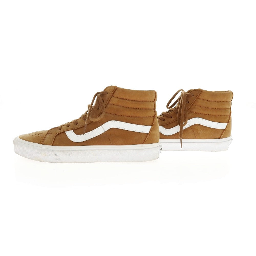 【中古】バンズ VANS SK8-HI ヌバック スニーカー ブラウン【サイズUS9】【 状態ランクB 】【 メンズ 】[CPD]
