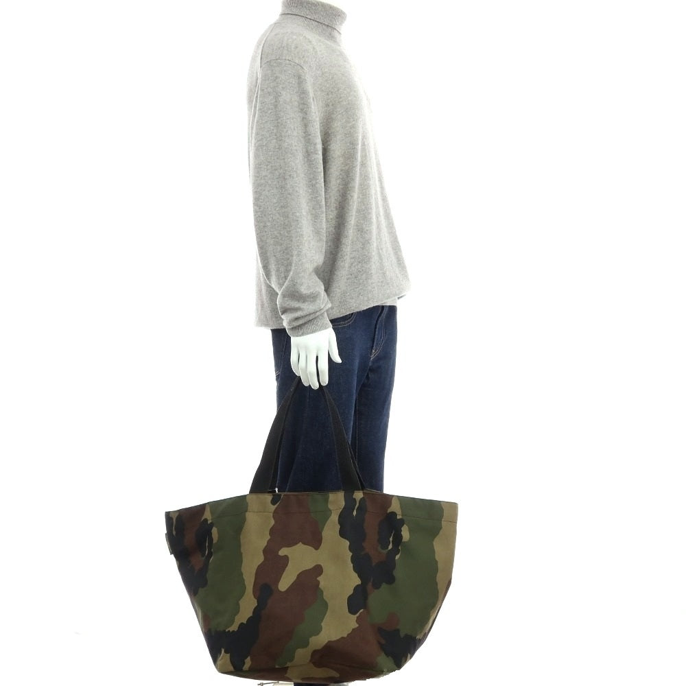 【中古】エルベ シャプリエ Herve Chapelier ナイロン系 トートバッグ オリーブxカーキ【 状態ランクB 】【 ユニセックス 】