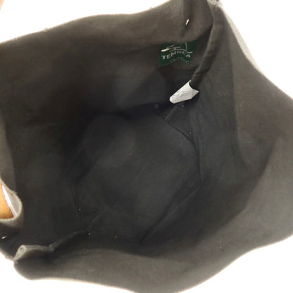 【中古】テンベア TEMBEA コットン 牛革 ショルダーバッグ ダークオリーブ【 状態ランクC 】【 ユニセックス 】