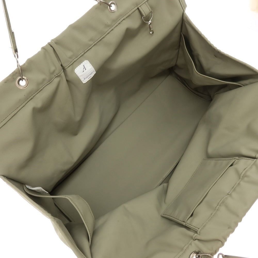 【中古】アナトミカ ANATOMICA ポリエステル コットン トートバッグ ライトグリーン【 状態ランクD 】【 ユニセックス 】