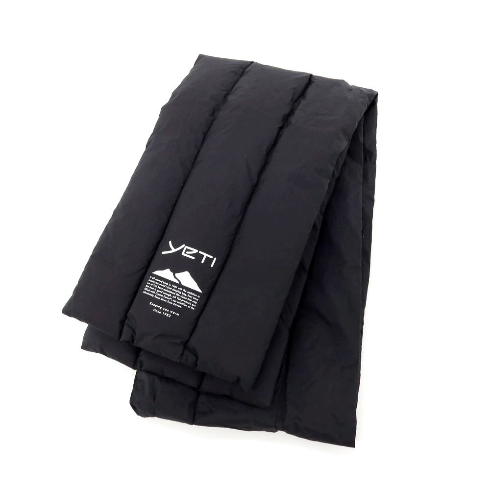 【中古】イエティ Yeti ナイロン ダウンマフラー ブラック【 サイズF 】【 状態ランクB 】【 ユニセックス 】 [APD]