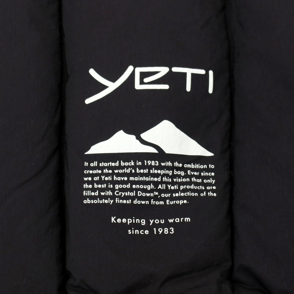 【中古】イエティ Yeti ナイロン ダウンマフラー ブラック【 サイズF 】【 状態ランクB 】【 ユニセックス 】 [APD]