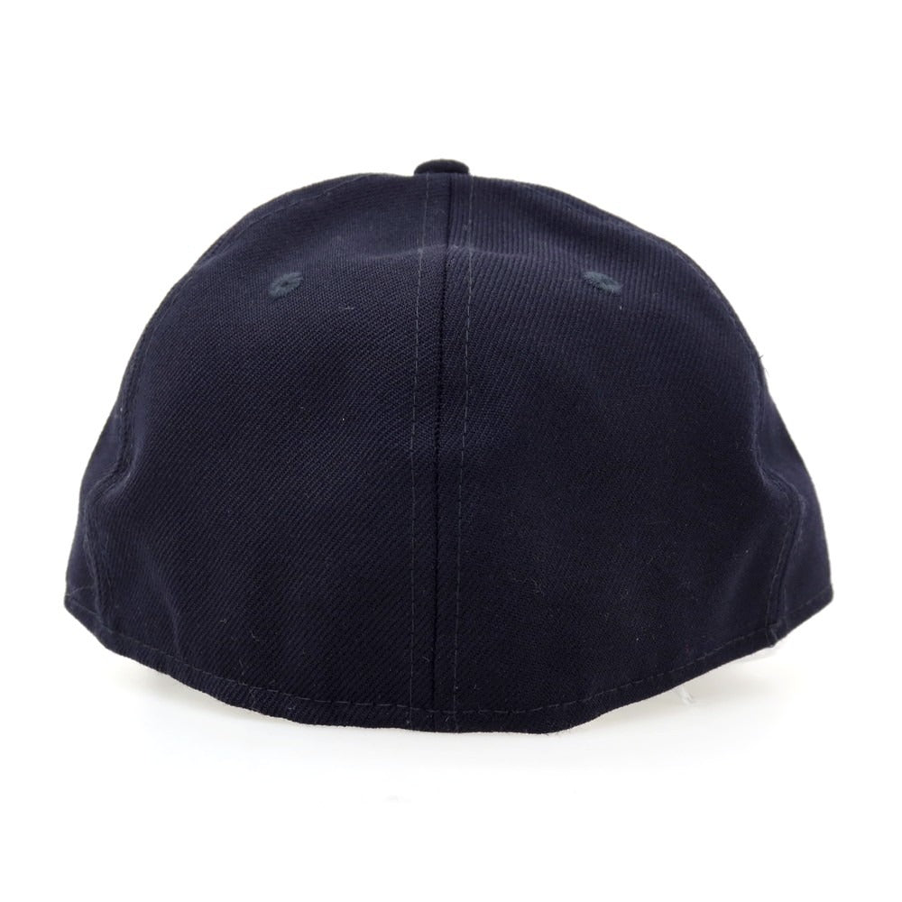 【中古】フリーマンズスポーティングクラブ FREEMANS SPORTING CLUB × NEW ERA ウール BBキャップ ネイビー【 サイズ7 1/4 】【 状態ランクB 】【 メンズ 】 [BPD]