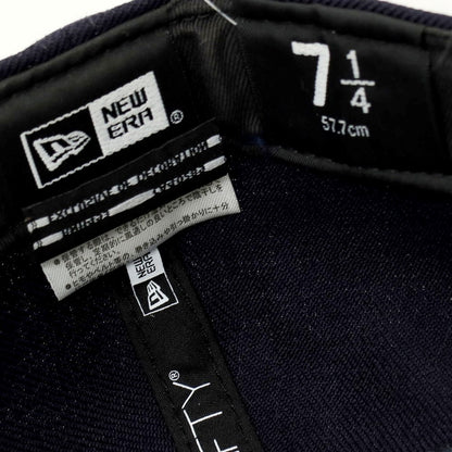 【中古】フリーマンズスポーティングクラブ FREEMANS SPORTING CLUB × NEW ERA ウール BBキャップ ネイビー【 7 1/4 】【 状態ランクB 】【 メンズ 】