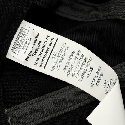 【中古】パタゴニア patagonia コットン BBキャップ ブラック【 ONE 】【 状態ランクB 】【 メンズ 】