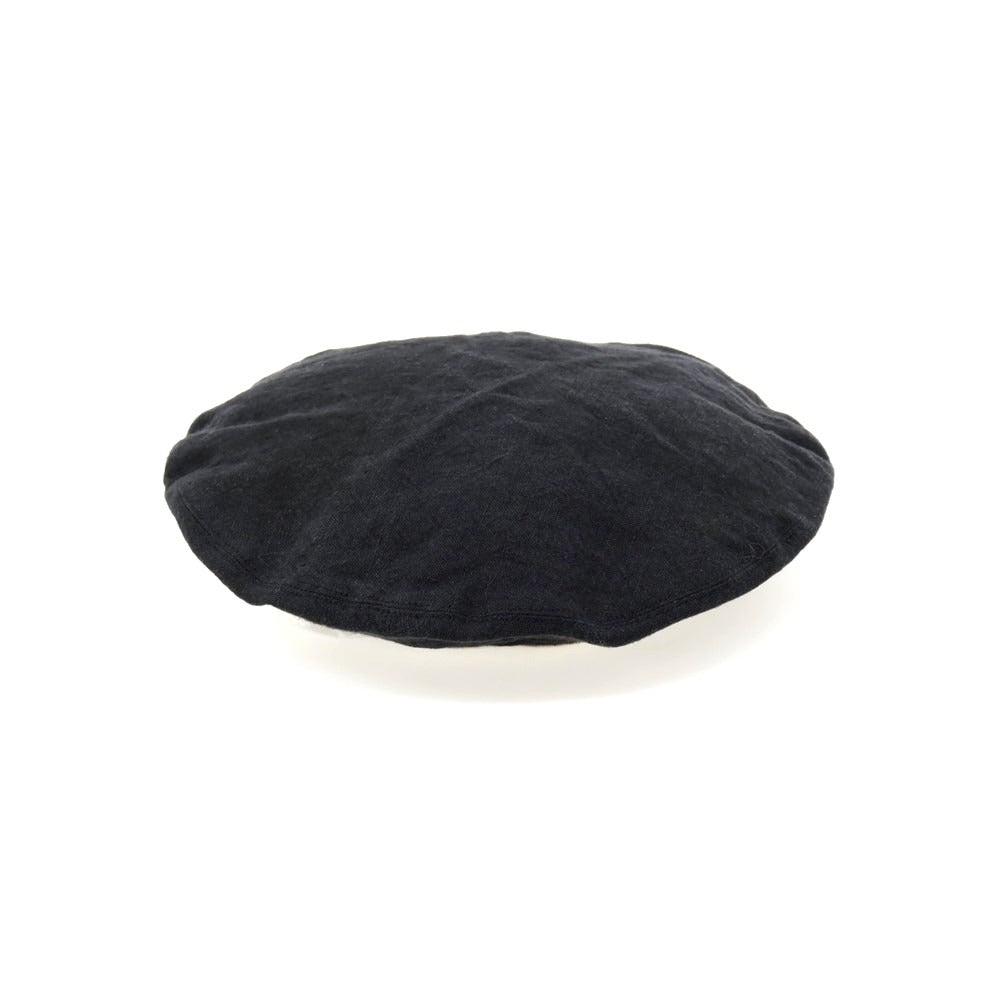 【中古】キジマタカユキ KIJIMA TAKAYUKI リネン ベレー帽 ブラック【 F 】【 状態ランクB 】【 メンズ 】