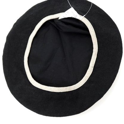 【中古】キジマタカユキ KIJIMA TAKAYUKI リネン ベレー帽 ブラック【 F 】【 状態ランクB 】【 メンズ 】