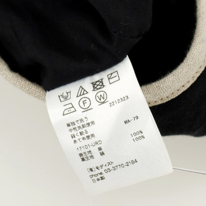 【中古】キジマタカユキ KIJIMA TAKAYUKI リネン ベレー帽 ブラック【 F 】【 状態ランクB 】【 メンズ 】