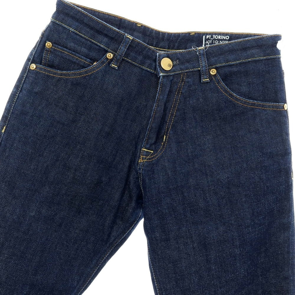 【中古】ピーティートリノ デニム PT TORINO DENIM TOMORROWLAND別注 デニムパンツ ジーンズ ネイビー【サイズ28】【 状態ランクB 】【 メンズ 】