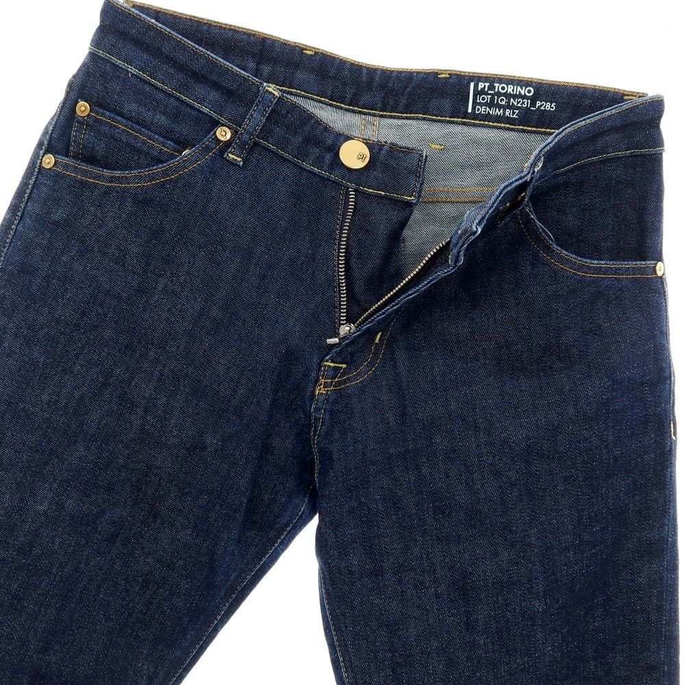 【中古】ピーティートリノ デニム PT TORINO DENIM TOMORROWLAND別注 デニムパンツ ジーンズ ネイビー【サイズ28】【 状態ランクB 】【 メンズ 】