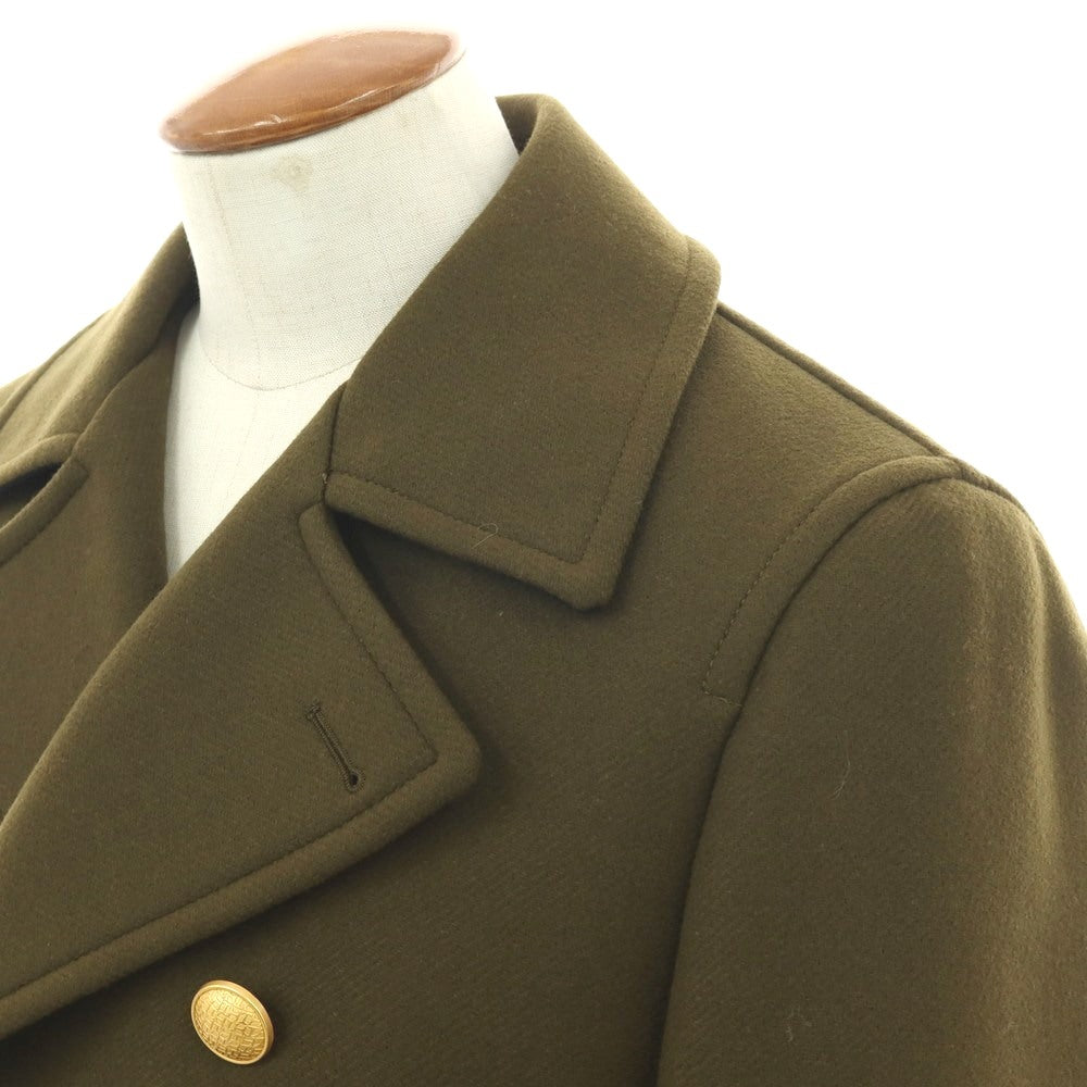 【中古】タリアトーレ TAGLIATORE Brilla per il gusto別注 MONACO ウール ピーコート オリーブ【サイズ48】【 状態ランクA 】【 メンズ 】