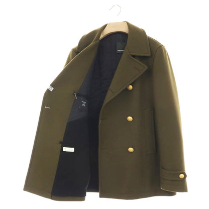 【中古】タリアトーレ TAGLIATORE Brilla per il gusto別注 MONACO ウール ピーコート オリーブ【サイズ48】【 状態ランクA 】【 メンズ 】