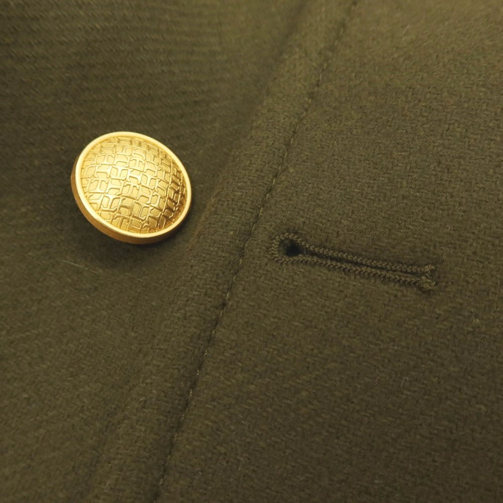 【中古】タリアトーレ TAGLIATORE Brilla per il gusto別注 MONACO ウール ピーコート オリーブ【サイズ48】【 状態ランクA 】【 メンズ 】