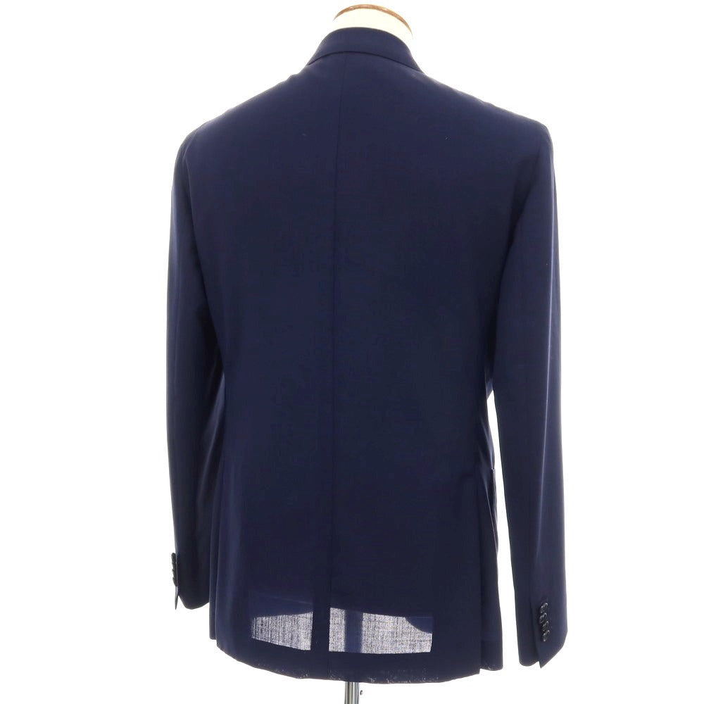 【中古】デペトリロ DE PETRILLO ウール 3B テーラードジャケット ネイビー【サイズ48 Drop 7】【 状態ランクB 】【 メンズ 】