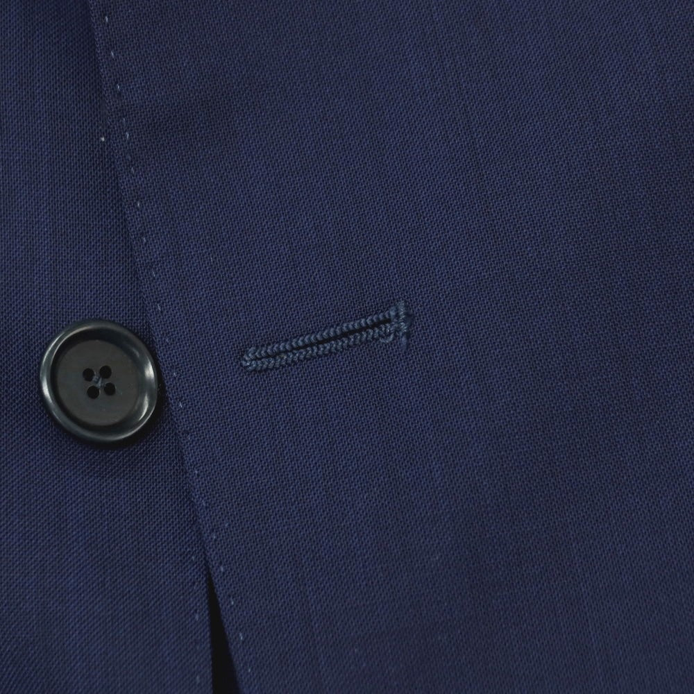 【中古】デペトリロ DE PETRILLO ウール 3B テーラードジャケット ネイビー【サイズ48 Drop 7】【 状態ランクB 】【 メンズ 】