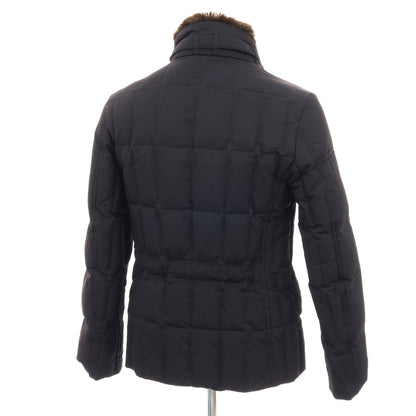 【中古】ムーレー MOORER ポリエステル スタンドカラー ダウンジャケット ダークネイビー【サイズ44】【 状態ランクB 】【 メンズ 】