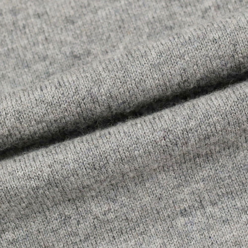 【中古】ドルモア DRUMOHR ウールカシミヤ クルーネック プルオーバーニット グレー【 46 】【 状態ランクB 】【 メンズ 】