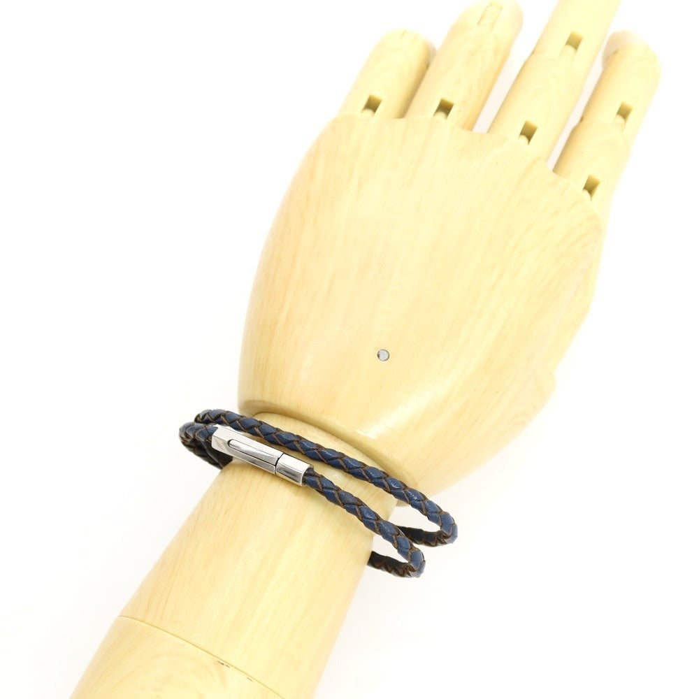 【中古】ジョナス スタジオ Jonas Studio カウレザー ブレスレット ネイビーブルー【 状態ランクB 】【 メンズ 】