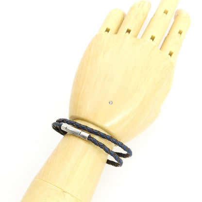 【中古】ジョナス スタジオ Jonas Studio カウレザー ブレスレット ネイビーブルー【 状態ランクB 】【 メンズ 】