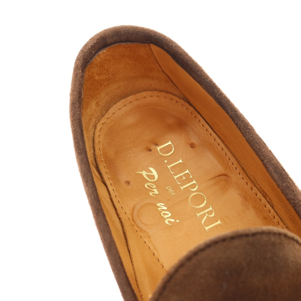 【中古】ダニエル レポリ DANIELE LEPORI Per noi別注 スエード ビットローファー ブラウン【サイズ42】【 状態ランクB 】【 メンズ 】