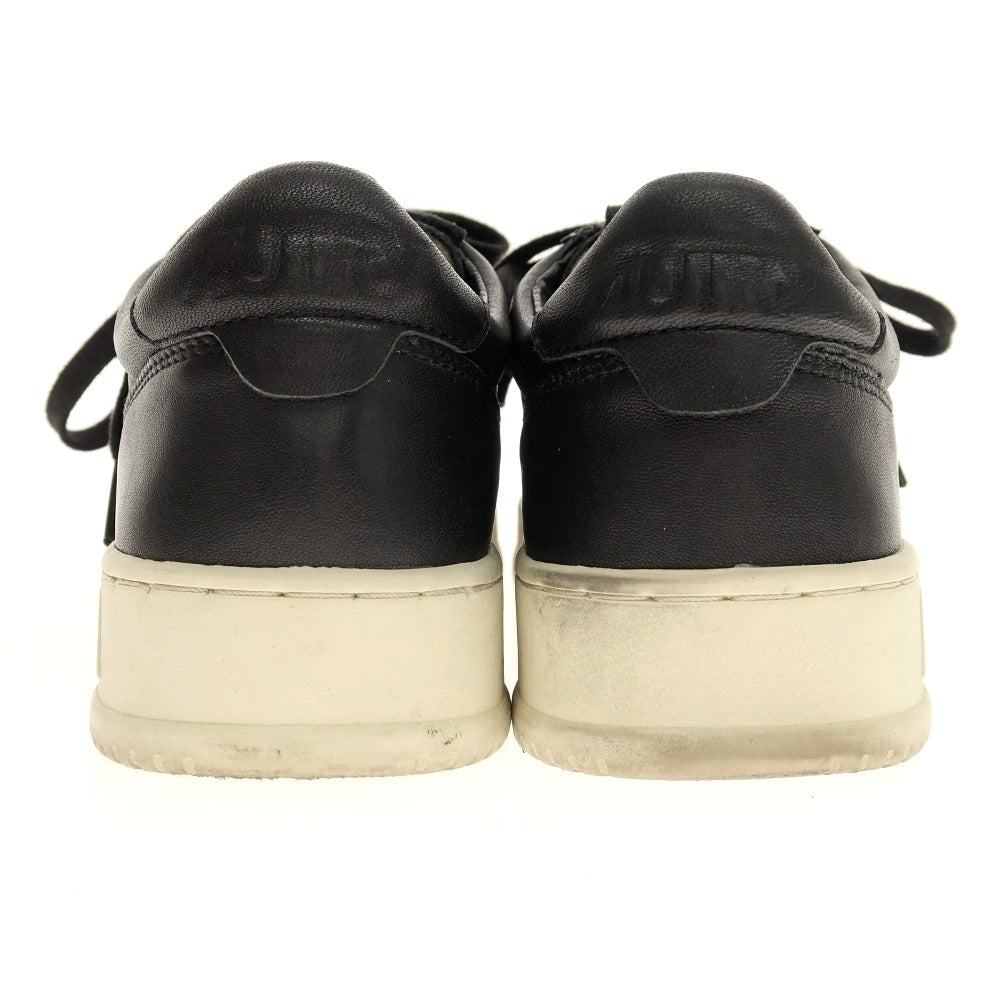 【中古】オートリー AUTRY レザー スニーカー ブラック【サイズ42】【 状態ランクB 】【 メンズ 】