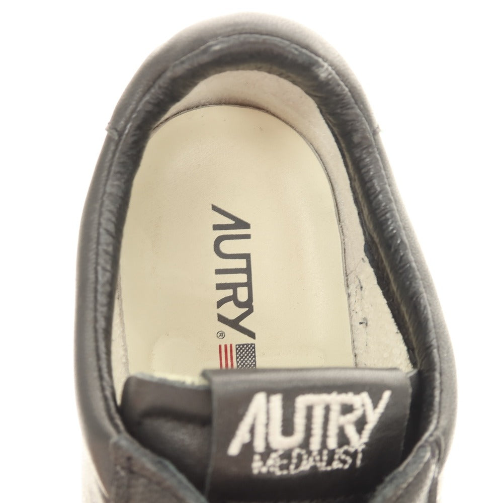 【中古】オートリー AUTRY レザー スニーカー ブラック【サイズ42】【 状態ランクB 】【 メンズ 】