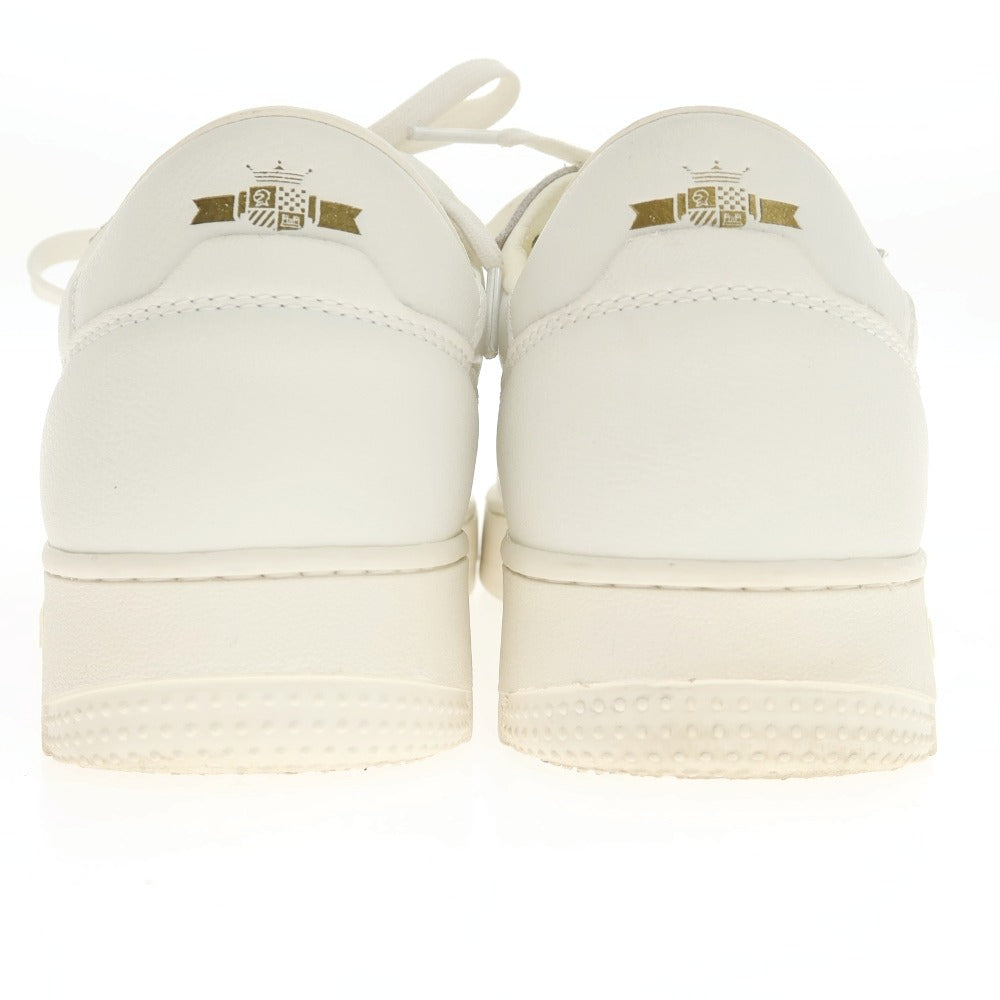 【中古】リプレイ REPLAY レザー スニーカー ホワイト【サイズ42】【 状態ランクB 】【 メンズ 】