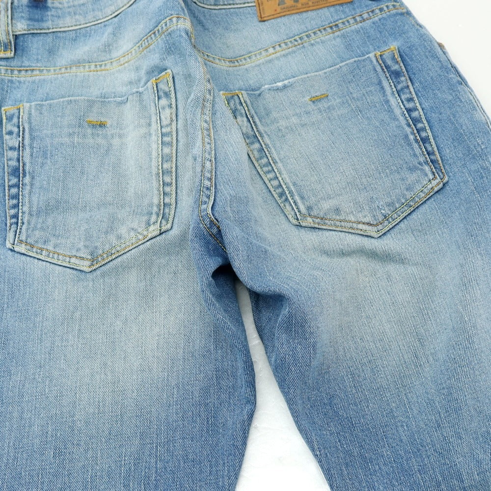 【中古】シビリア SIVIGLIA Denim Lab リペア加工 デニムパンツ ジーンズ ライトブルー【 サイズ31 】【 状態ランクC 】【 メンズ 】 [APD]