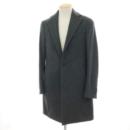 【中古】ラルディーニ LARDINI ウール チェスターフィールドコート ダークグレー【サイズ44】【 状態ランクC 】【 メンズ 】