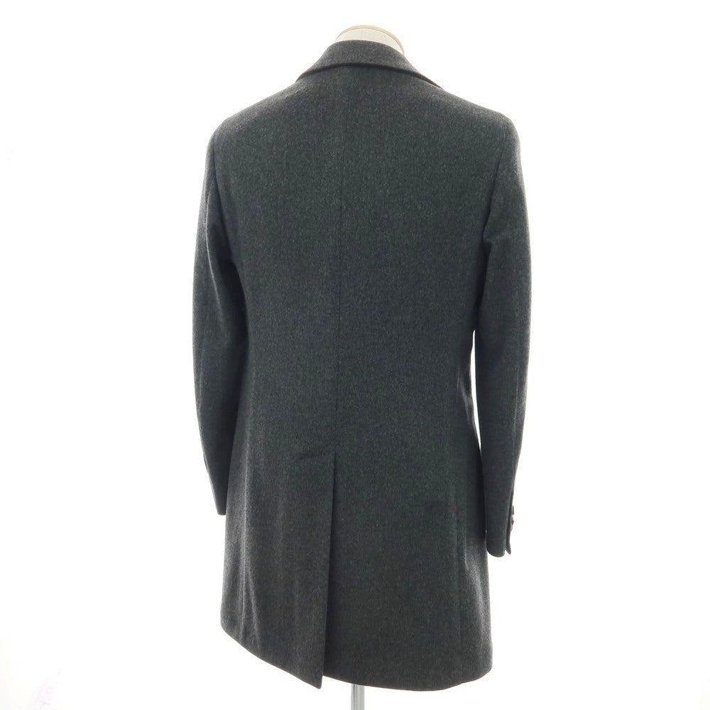 【中古】ラルディーニ LARDINI ウール チェスターフィールドコート ダークグレー【サイズ44】【 状態ランクC 】【 メンズ 】[APD]