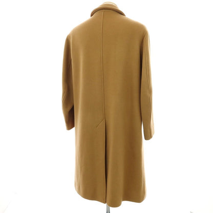 【中古】スリードッツ three dots ウール ステンカラーコート ベージュ【サイズS】【 状態ランクB 】【 メンズ 】