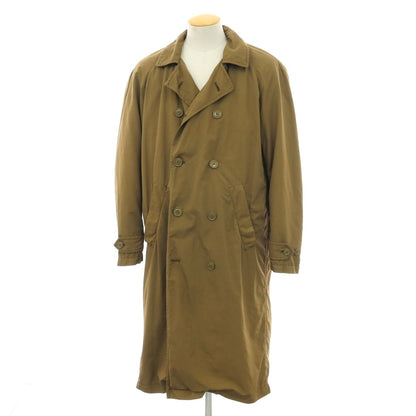 【中古】アスペジ ASPESI ポリエステルナイロン ダブルブレストコート カーキ【サイズS】【 状態ランクC 】【 メンズ 】
