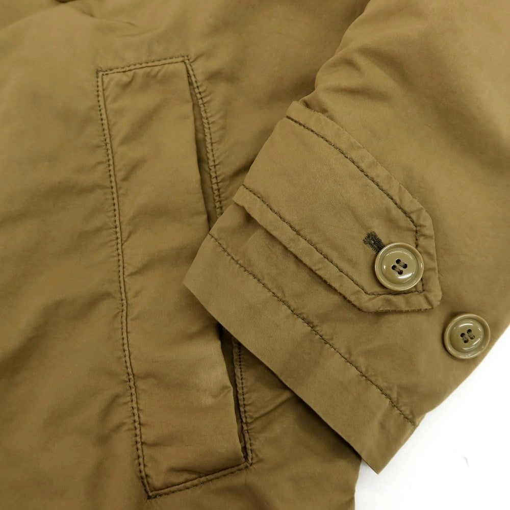 【中古】アスペジ ASPESI ポリエステルナイロン ダブルブレストコート カーキ【サイズS】【 状態ランクC 】【 メンズ 】