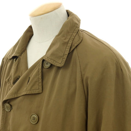 【中古】アスペジ ASPESI ポリエステルナイロン ダブルブレストコート カーキ【サイズS】【 状態ランクC 】【 メンズ 】