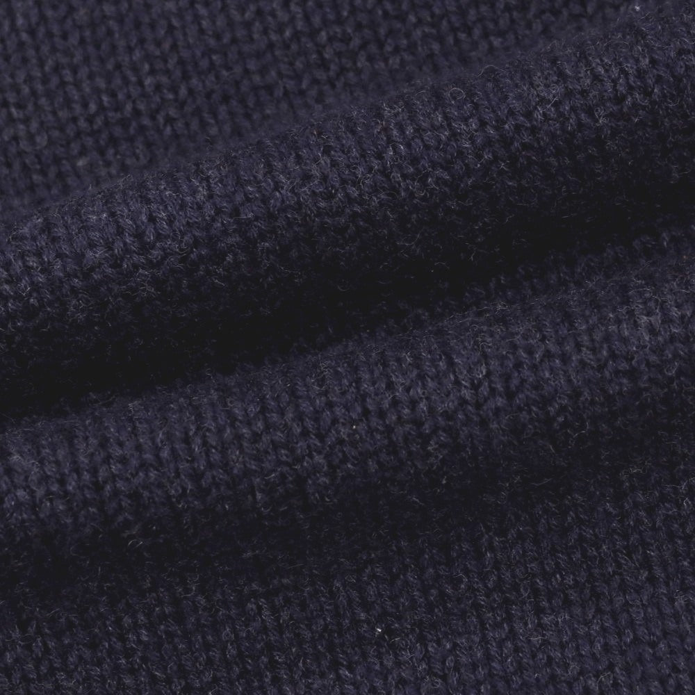 【中古】クルチアーニ CRUCIANI ウール クルーネック プルオーバーニット ネイビー【 44 】【 状態ランクB 】【 メンズ 】