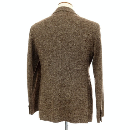 【中古】タリアトーレ TAGLIATORE ウールシルクナイロン 2B テーラードジャケット ブラウン【 48 】【 状態ランクB 】【 メンズ 】
