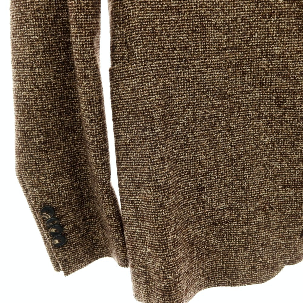 【中古】タリアトーレ TAGLIATORE ウールシルクナイロン 2B テーラードジャケット ブラウン【 48 】【 状態ランクB 】【 メンズ 】