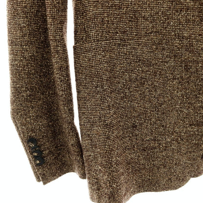 【中古】タリアトーレ TAGLIATORE ウールシルクナイロン 2B テーラードジャケット ブラウン【 48 】【 状態ランクB 】【 メンズ 】
