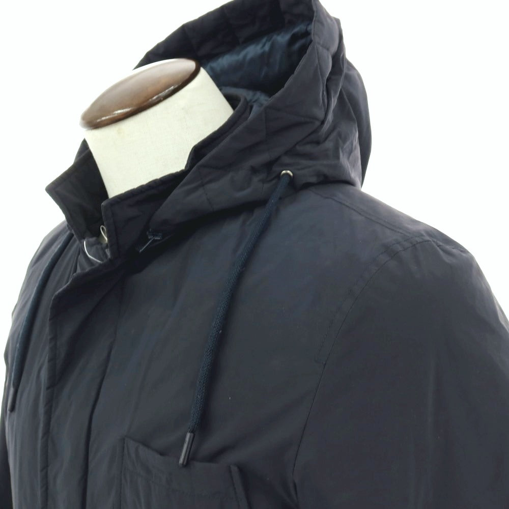 【中古】ヘルノ Herno ポリエステルナイロン ダウンジャケット ネイビー【 サイズ50 】【 状態ランクC 】【 メンズ 】 [APD]