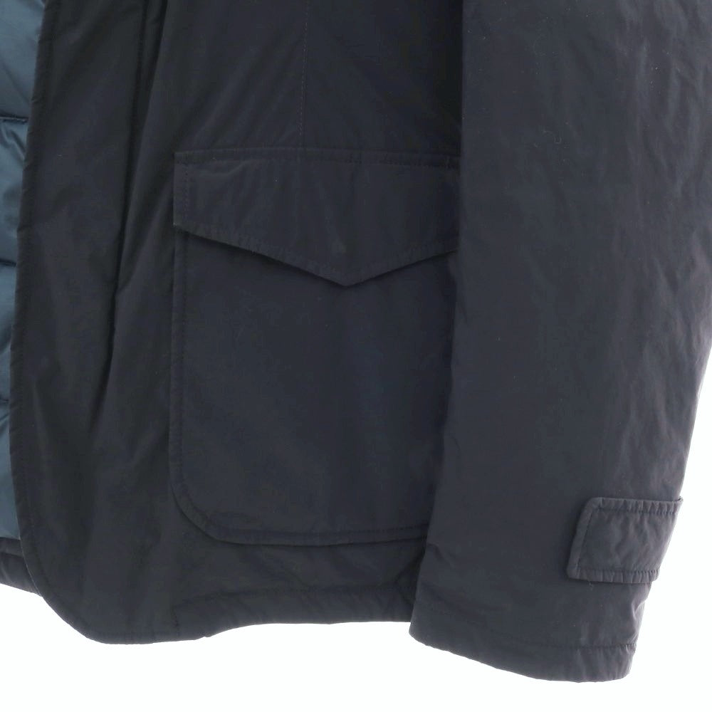 【中古】ヘルノ Herno ポリエステルナイロン ダウンジャケット ネイビー【 サイズ50 】【 状態ランクC 】【 メンズ 】 [APD]