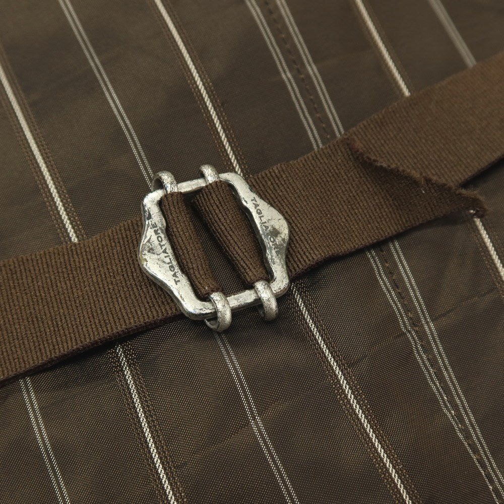 【中古】タリアトーレ TAGLIATORE ウールナイロン ドレス系ジレ ベスト ダークブラウン【サイズ48】【 状態ランクC 】【 メンズ 】