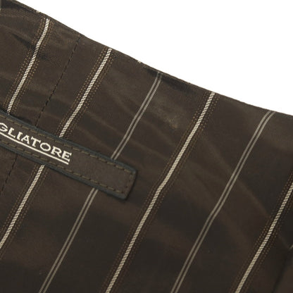 【中古】タリアトーレ TAGLIATORE ウールナイロン ドレス系ジレ ベスト ダークブラウン【サイズ48】【 状態ランクC 】【 メンズ 】